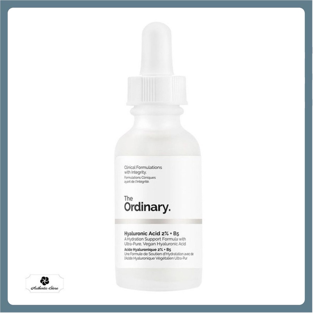 SERUM Cấp ẩm hồi phục Hyaluronic Acid 2% + B5 - The Ordinary