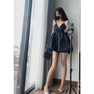 [ HÌNH THẬT ] Váy đen phồng