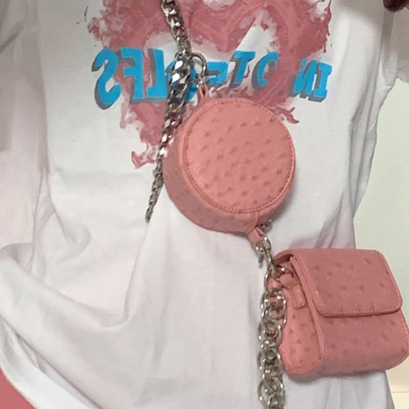 Túi Đeo Chéo Mini 2 Trong 1 Phong Cách Hàn Quốc Thời Trang Cho Nữ