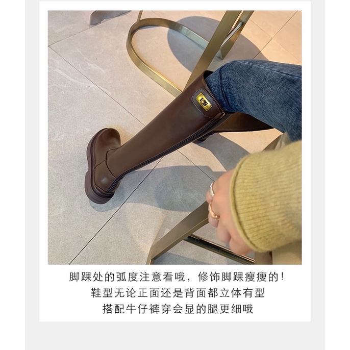 Boot đế bệt khoá sau