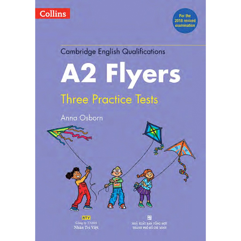 Sách - Cambridge English Qualifications - A2 Flyers (Three Practice Test) (2018)