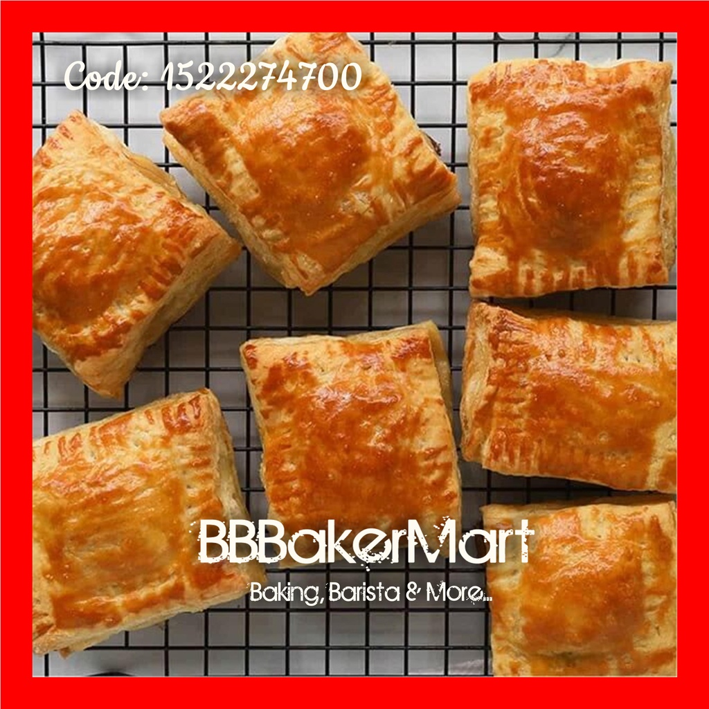 HỎA TỐC  Đế bánh Pate Chaud VUÔNG MINI PUFF PASTRY Nhất Hương - Bịch 40 miếng (20 cái)