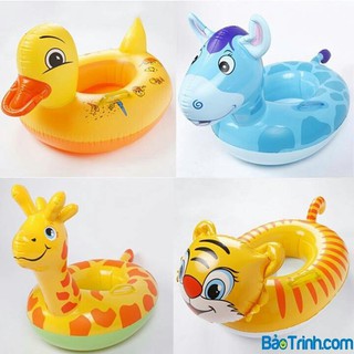 Phao bơi hình thú có chỗ ngồi chống tụt cho bé trên 3 tuổi