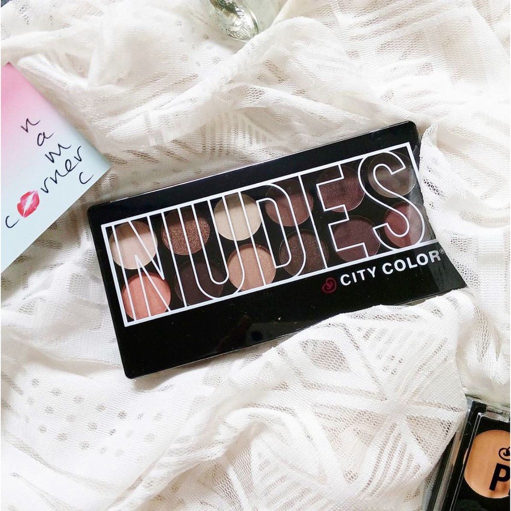 Bảng Phấn Mắt 12 Màu City Color The Nudes Eyeshadow Palette