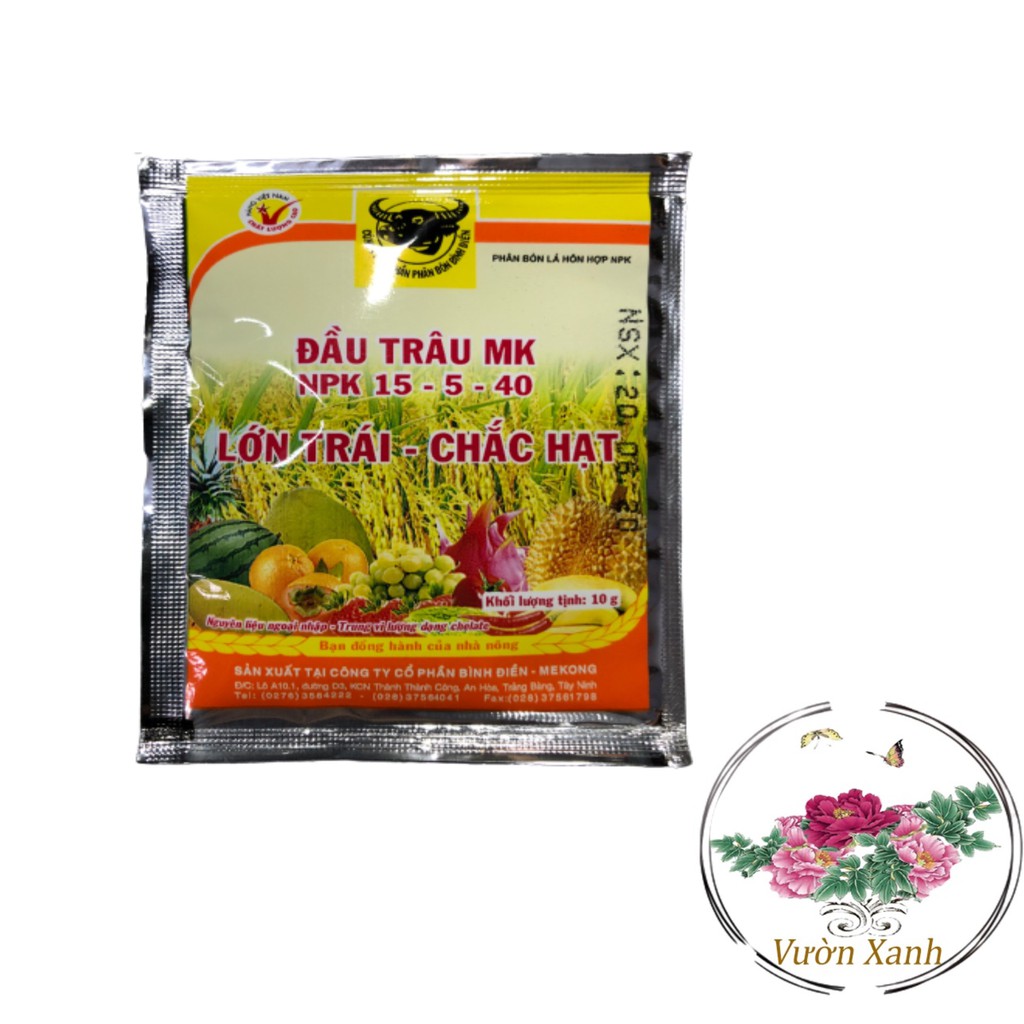 Đầu Trâu Mk 15-5-40 Cây Ăn Trái - #278 10g