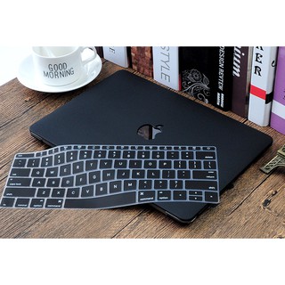 Combo ốp + phủ phím macbook màu đen