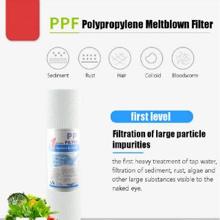 10'' PP Generic Water Filter Core Replacement Cotton Carbon Purifier Block Kits