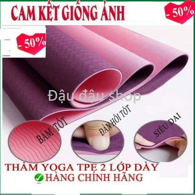 Thảm tập yoga cao cấp chống thấm nước