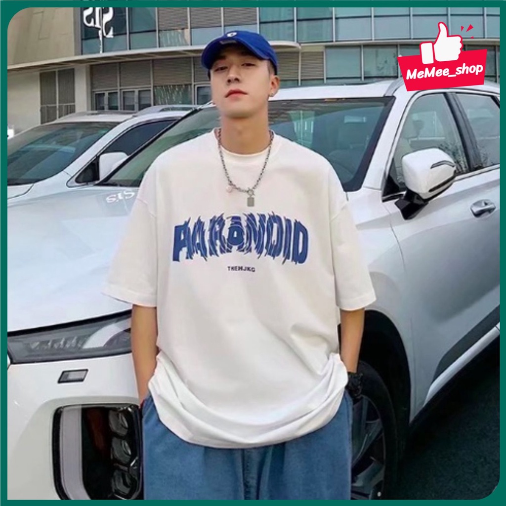 Áo thun unisex nam nữ form rộng tay lỡ, áo phông teen oversize PARANOID cotton mịn mát | BigBuy360 - bigbuy360.vn