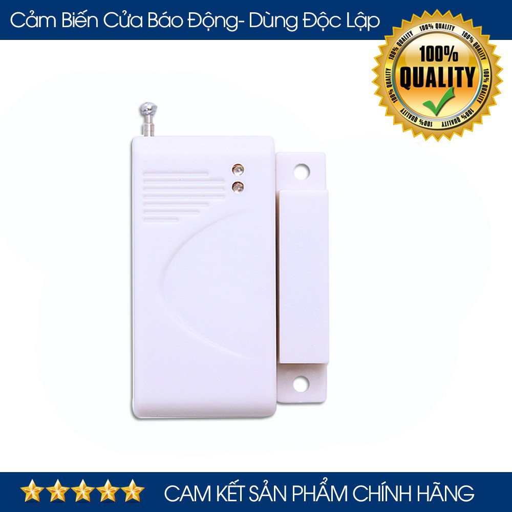 Cảm Biến Từ Tách Cửa Báo Trộm Tần Số 433Mhz (Kết Hợp Với Trung Tâm Báo Trộm GSM, PSTN)