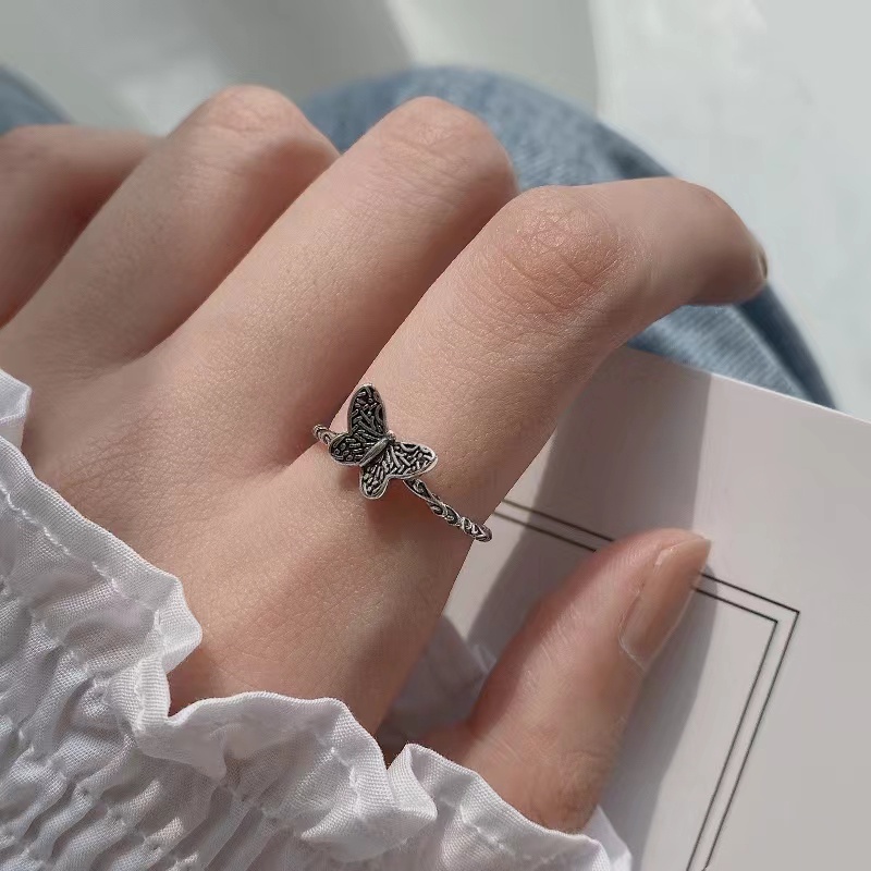 Set 3 nhẫn DODDER màu bạc thời trang nữ tính