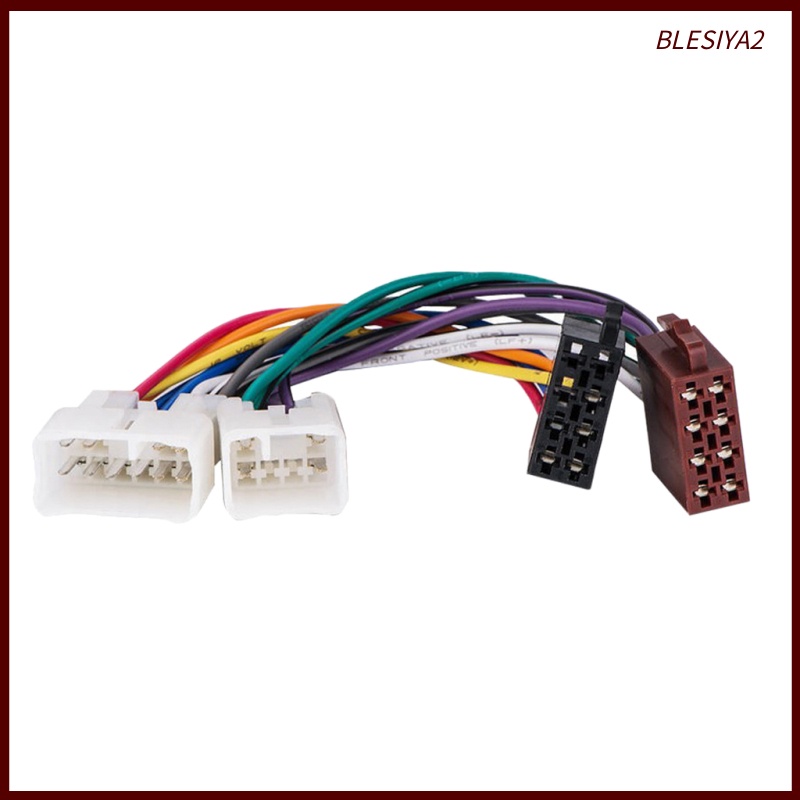 [BLESIYA2] Wiring Lead Harness Adapter for Toyota ISO Stereo Plug Adaptor Plug