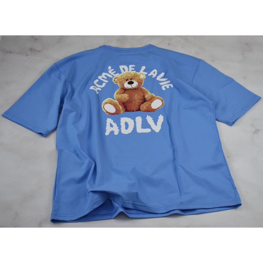 Áo thun tay lỡ phông Unisex nam nữ cotton in hình con gấu form rộng | BigBuy360 - bigbuy360.vn