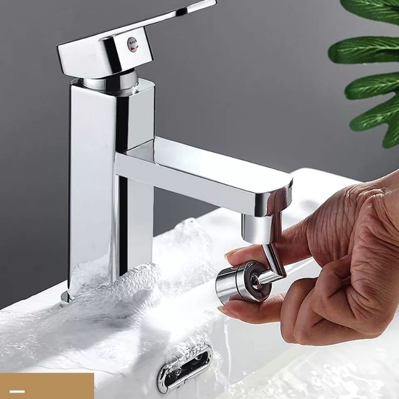 Đầu nối vòi nước thông minh MAS xoay 720 độ lắp vòi chậu rửa mặt, lavabo