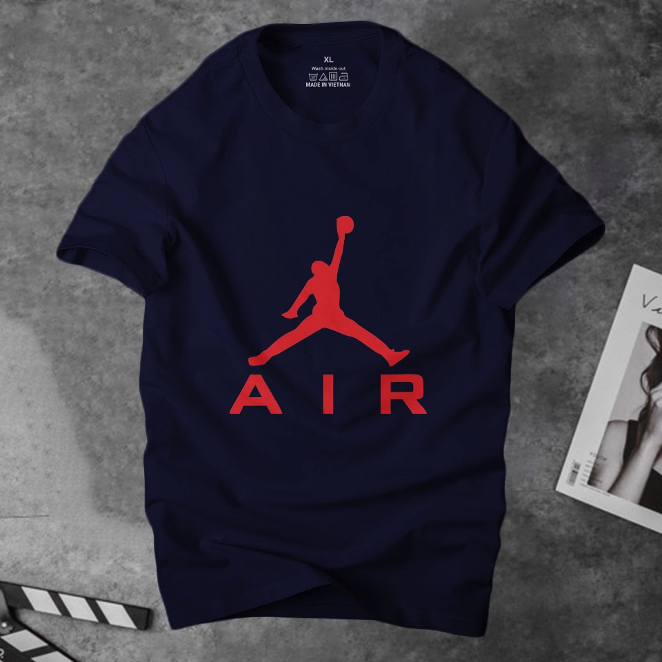 Áo phông nam Jordan J5 cá tinh , chất vải cotton 65/35 co giãn 4 chiều thoáng mát , thoải mái  vận động | ur sport