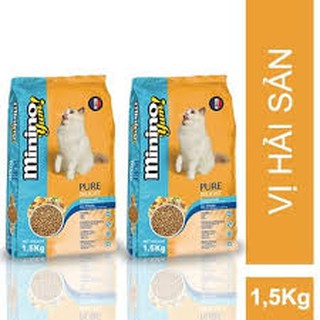 6 gói thức ăn mèo MININO YUM 1.5kg MIX VỊ