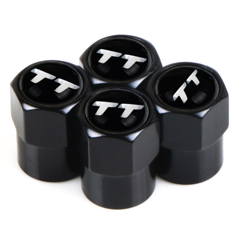 Set 4 nắp van bánh xe hơi Audi Q3 Q5 Q7 A3 A4 A5 A6 A7 A8 B5 B6 B7 B8 B9 Tt