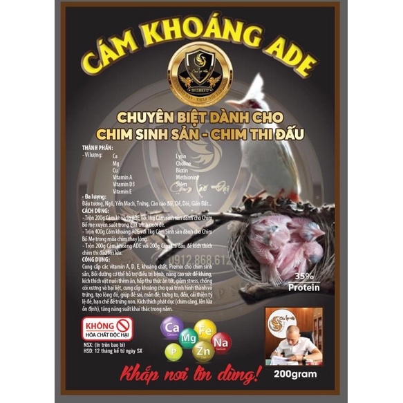 Cám khoáng ade lão đại