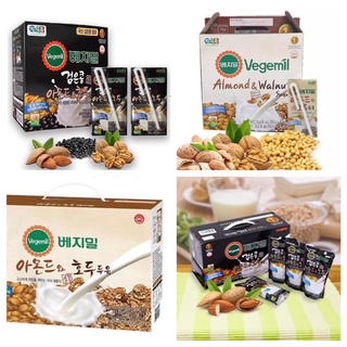 Sữa Hạnh Nhân Và Óc Chó Vegemil Hàn Quốc 190ml