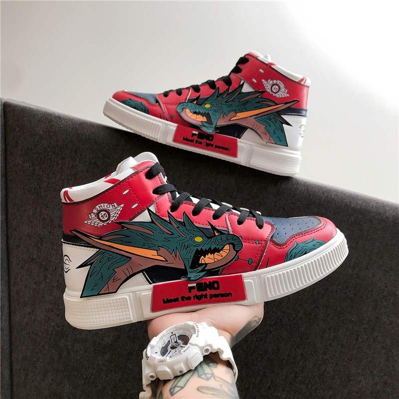 Stylish Naruto printed sneakers for men | BigBuy360 - bigbuy360.vn