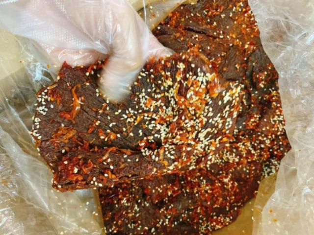 Khô bò đen tẩm mật ong