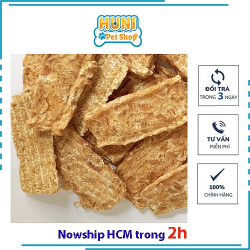 Miếng Gà Sấy Cho Chó - snack bánh thưởng cho chó Doggyman Huni petshop