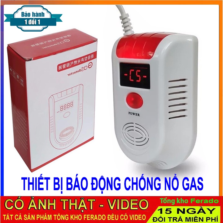 Thiết bị báo động chống nổ Gas Detector - Hàng Chuẩn - Bảo hành 6 tháng