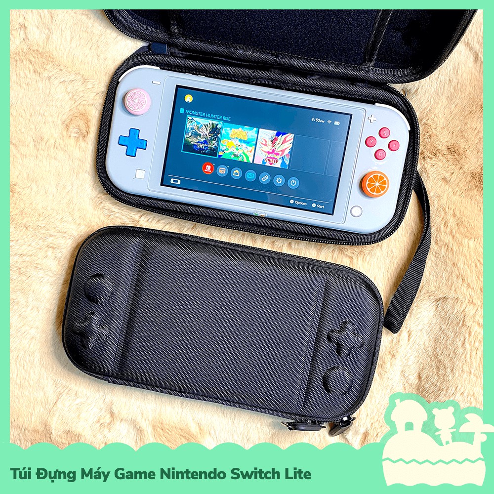 [Sẵn VN] Túi Đựng Máy Game Cầm Tay Nintendo Switch Lite Trơn Nhiều Màu