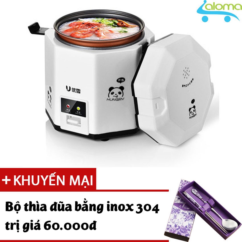 [Mã ELHADEV giảm 4% đơn 300K] (Tặng kèm bộ thìa đũa)Nồi cơm điện mini 1.2L UXUE B12 nấu cơm hâm nóng nấu cháo hầm xương