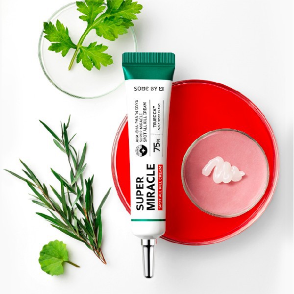 Kem Giảm Mụn &quot;14 Ngày&quot; SOME BY MI - AHA, BHA, PHA 14 Days Super Miracle Spot All Kill CREAM 30ml