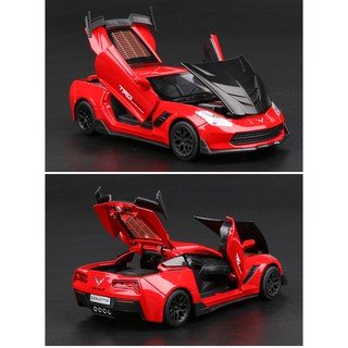 Xe mô hình chevrolet corvette zr1 1:32 unk