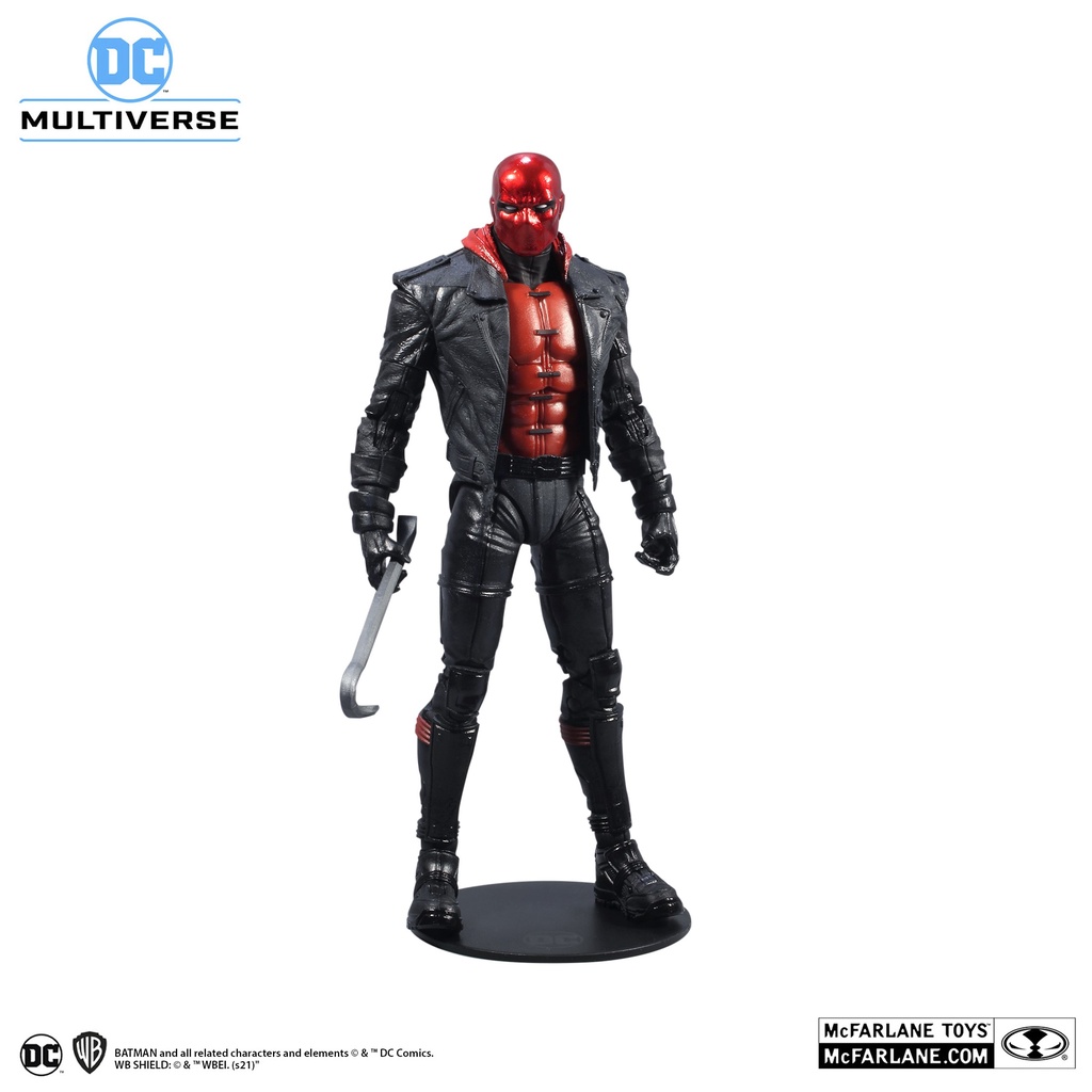 MÔ HÌNH NHÂN VẬT SIÊU ANH HÙNG DC COMICS MC FARLANE RED HOOD BATMAN: THREE JOKER