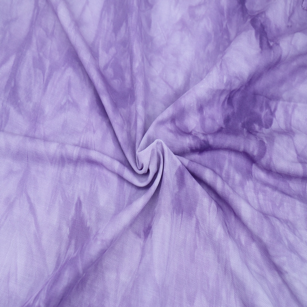 Vải dệt kim xơ viscose / vải nhuộm cà vạt màu tím / vải cotton nylon / gam trọng lượng 155g (㎡) / vải trang trí dệt gia dụng