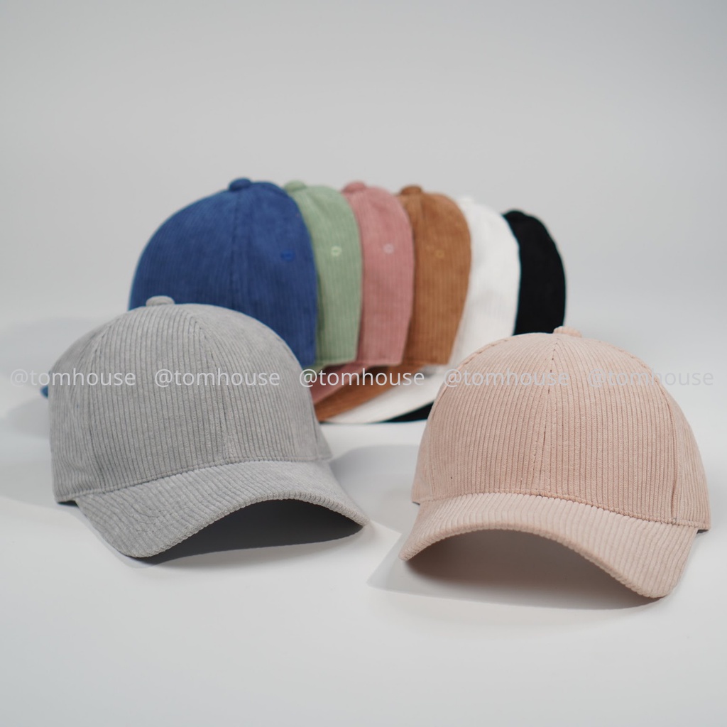 Mũ lưỡi trai, nón kết đội đầu thêu chữ chất nỉ nhung cao cấp phụ kiện thời trang Unisex Tom House