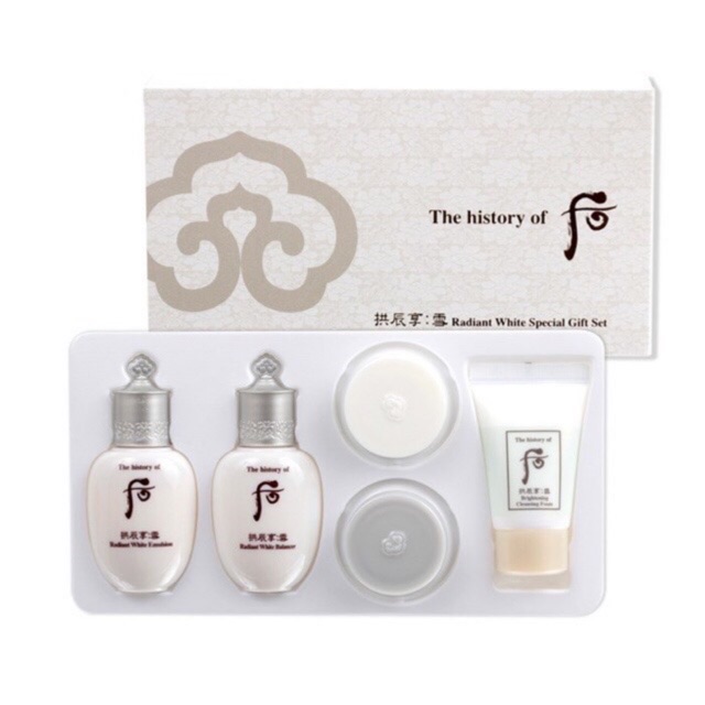 Set dưỡng trắng da  5 món - Whoo Seol Radiant White Special Gift Set