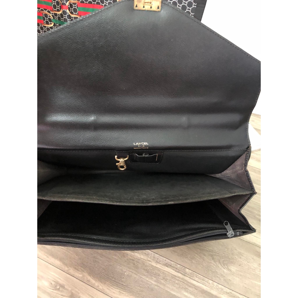 Thanh lý cặp công sở nam hiệu Lancel của Pháp, khóa số