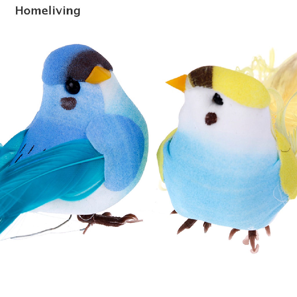 Chim Giả Bằng Xốp Nhiều Màu Trang Trí Sân Vườn