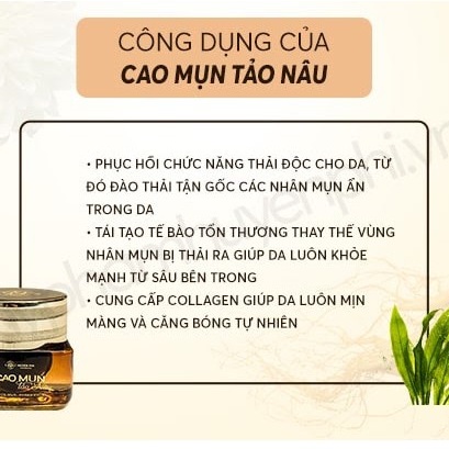 Cao mụn tảo nâu, cao mụn tảo nâu Huyền Phi công dụng tiêu mụn giảm thâm ngừa sẹo 100% thiên nhiên MINOXI | BigBuy360 - bigbuy360.vn
