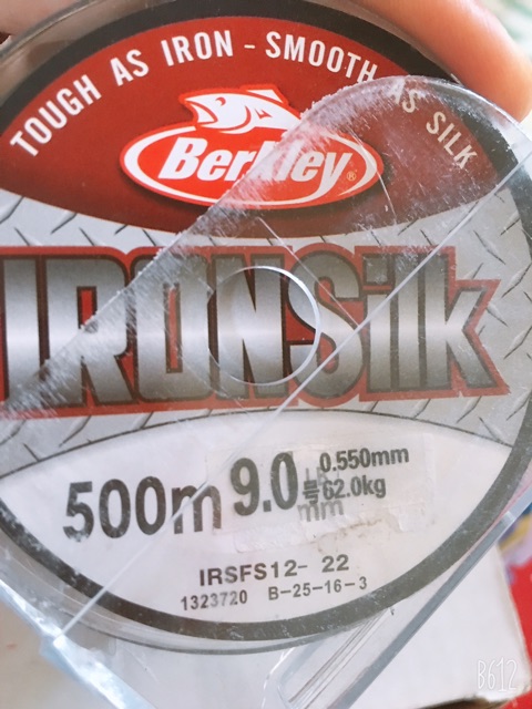 Cước câu cá  Berkley Iron silk 500m