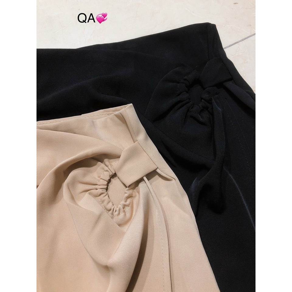 Chân váy công sở xoắn eo _ Hàng Quảng Châu