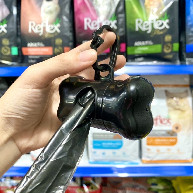 Cuộn túi rác đựng chất thải thú cưng móc treo tiện lợi