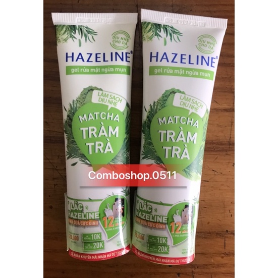 Sữa rửa mặt Hazeline 50g, 100g
