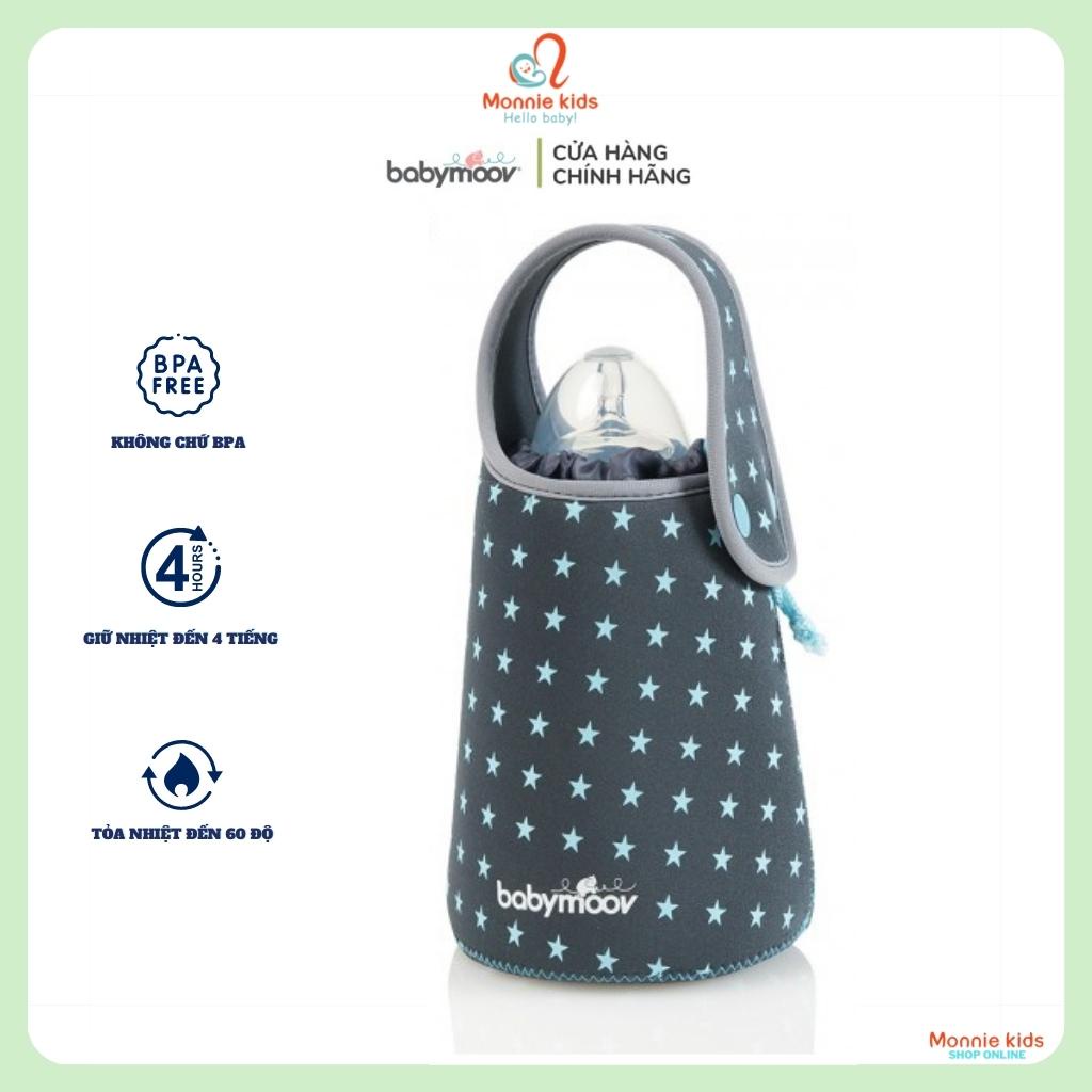 Túi hâm nóng bình sữa di động Babymoov BM01384, túi ủ sữa không dùng điện - Monnie Kids