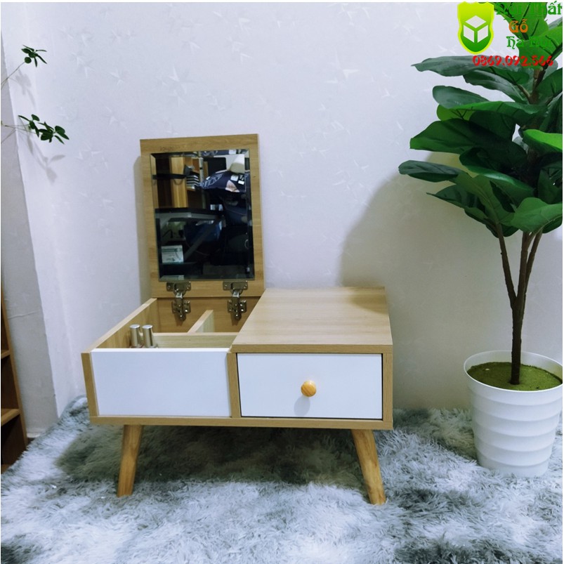 🔴 FREE SHIP 🔴 Bàn Trang Điểm , Bàn Phấn Mini Ngồi Bệt Gỗ MDF Phủ Min Cực Đẹp