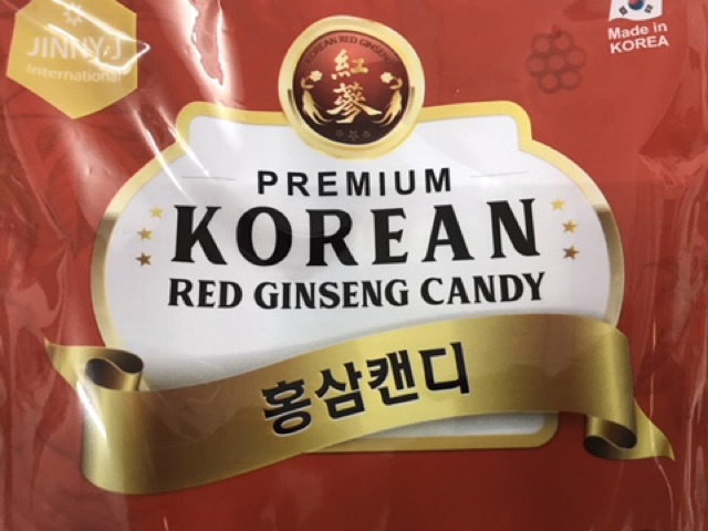 JINNY-J Kẹo Sâm Hàn Quốc Cao Cấp 200g - Kẹo Hồng Sâm Hàn Quốc