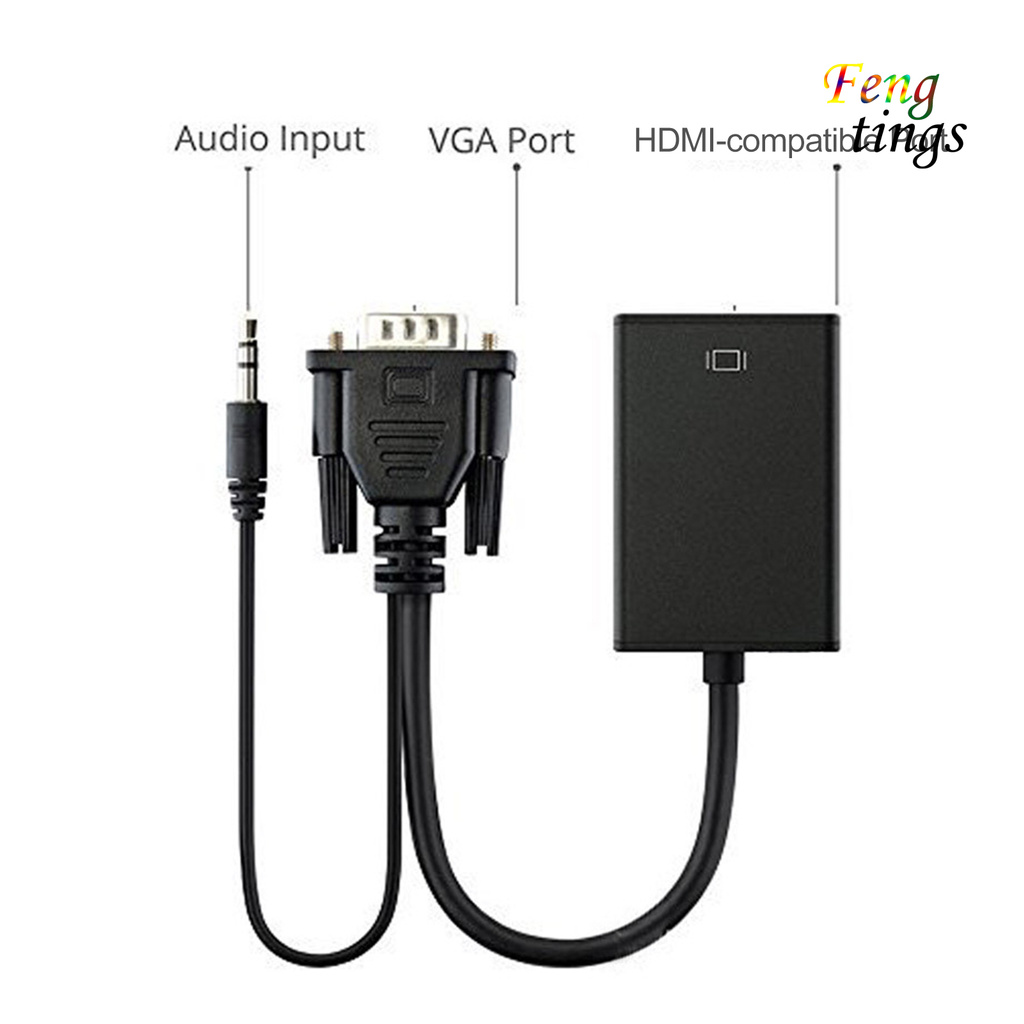 Đầu Chuyển Đổi Vga Sang Hdmi-Compatible Chuyên Dụng