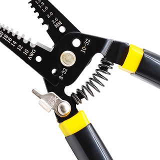 [HÀNH HÀNG CÓ SẴN] Kìm tháo dây tay cầm uốn đa chức năng bằng thép chất lượng cao 7,5 inch và kìm ép dây