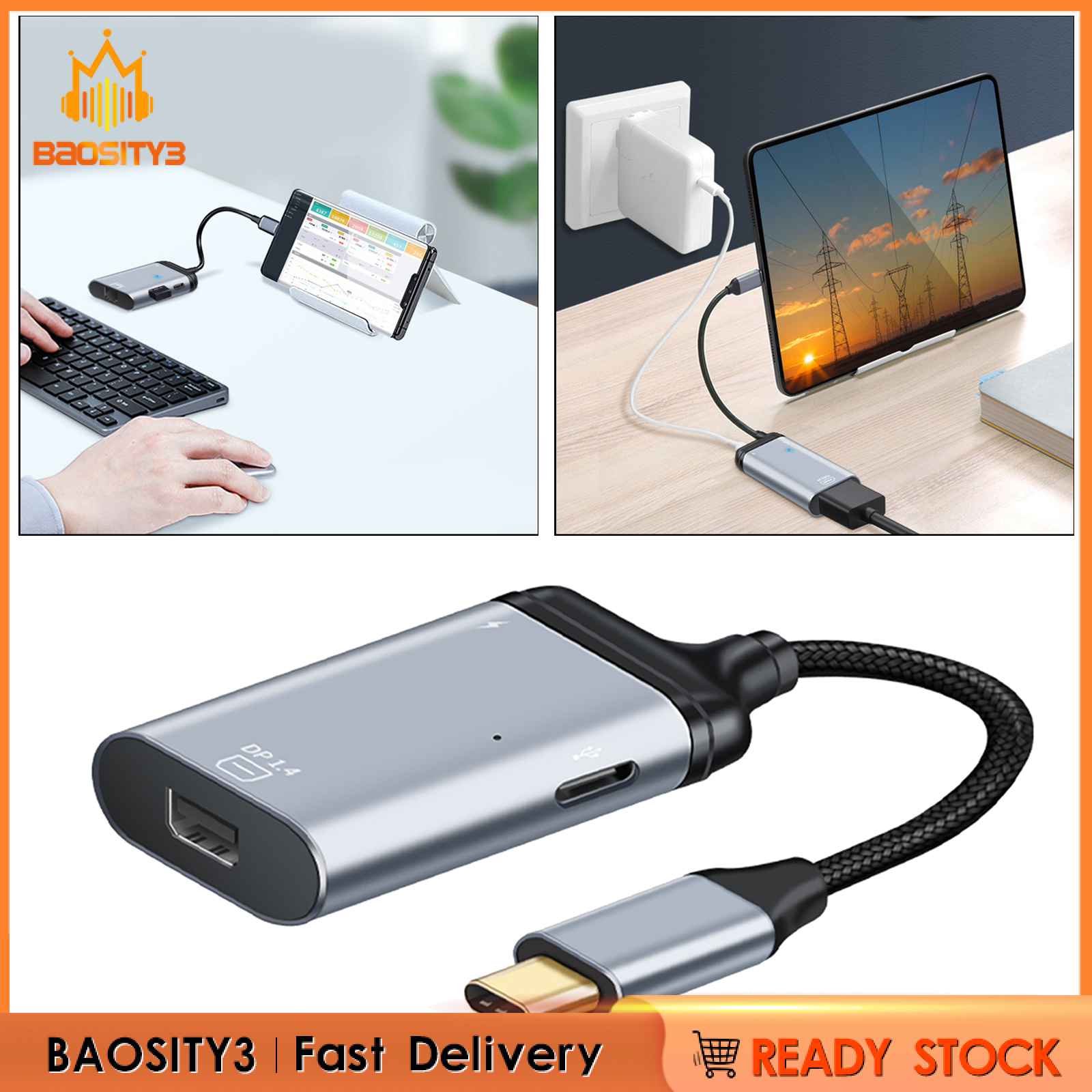 Bộ Chuyển Đổi Usb 2.0 Type C Sang Hdmi Cho Macbook Pro Hdmi Sang Usb C | BigBuy360 - bigbuy360.vn