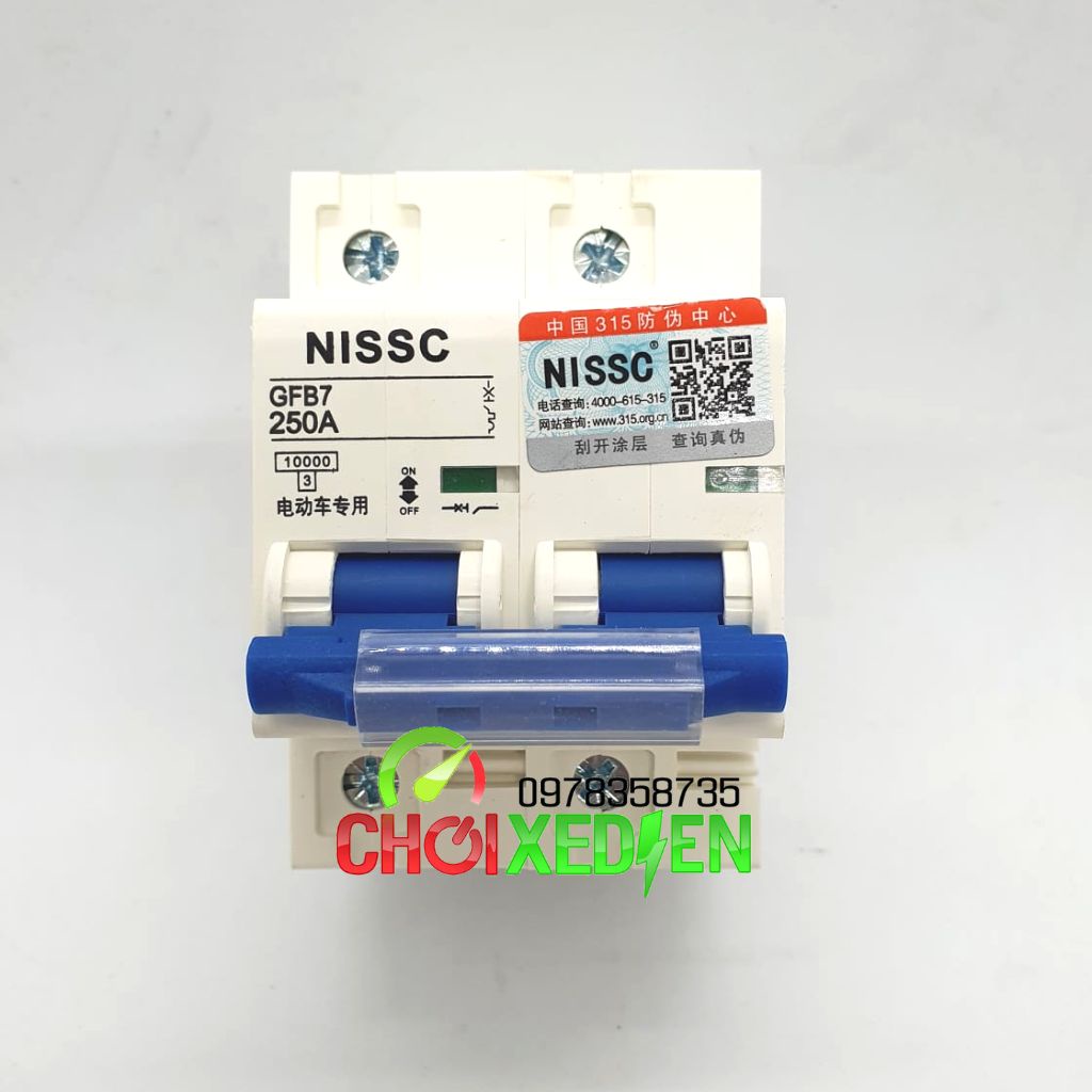 Aptomat 250A độ xe điện