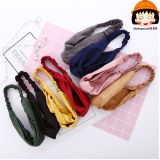 Băng Đô Turban Trơn Chất Liệu Nhung Dạ Cực Dễ Phối Đồ Ai Đeo Cũng Hợp !